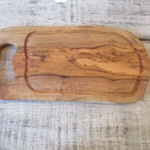 Handmade Rustic Carving Board OLIVE WOOD 14.5 x 7